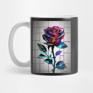 Glass Rose Mug